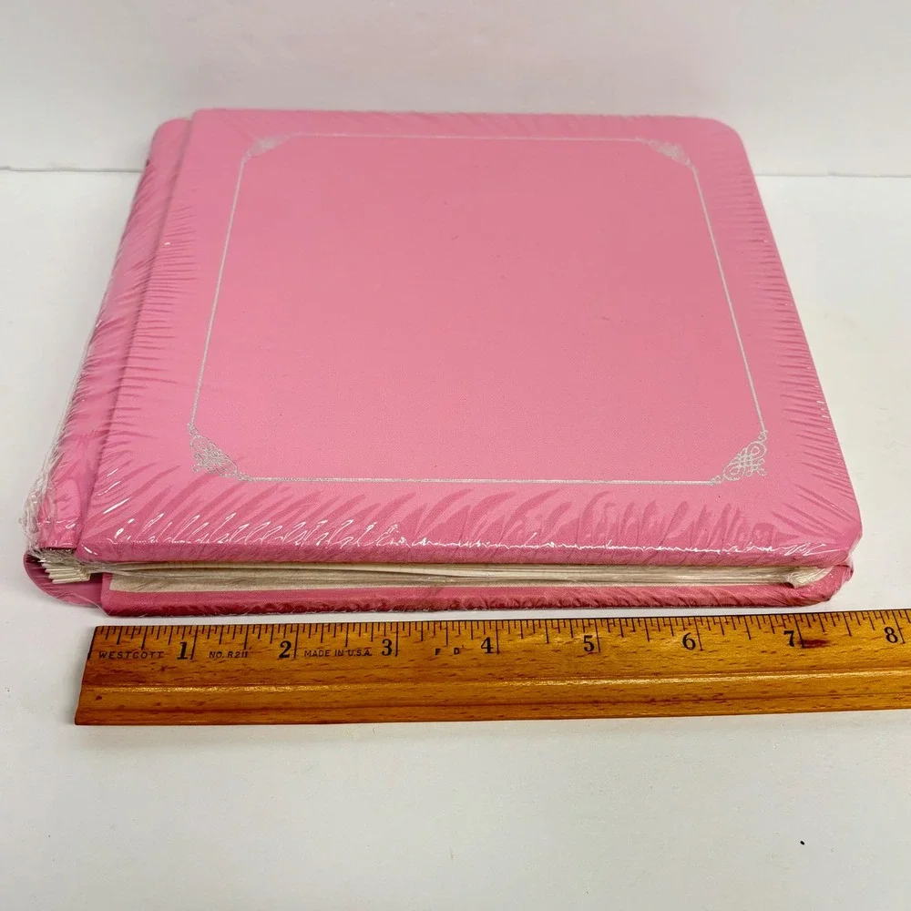 Creative Memories Small Pink Scrapbook with Pages 7x7 New